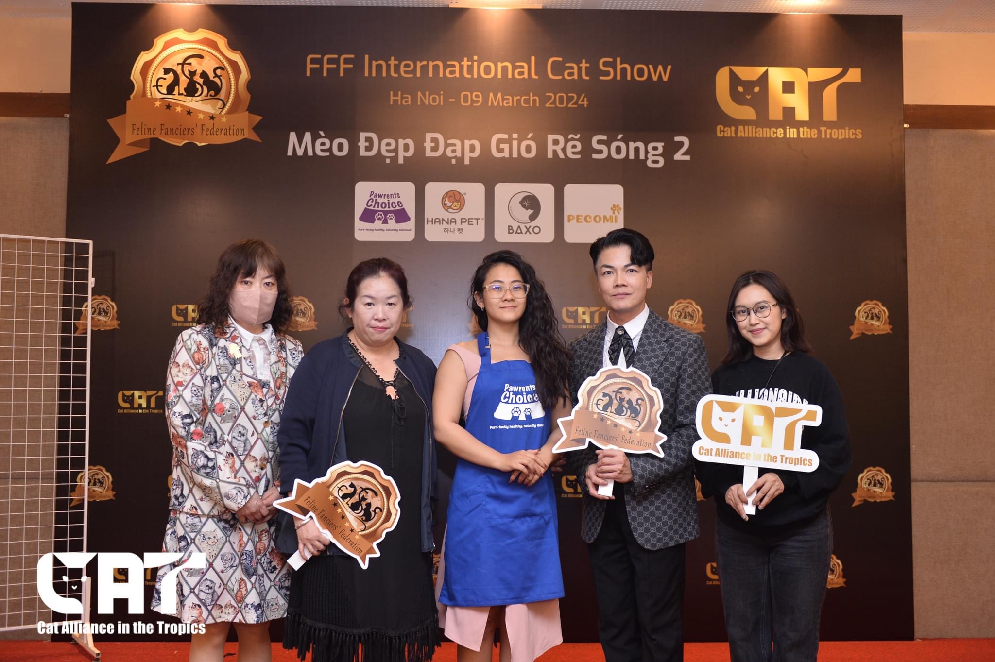 Pawrents Choice giao lưu tại FFF International Cat Show ngày 09/03/2024